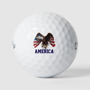 Feather Pride American Eagle Golf Balls