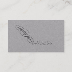 Feather Quill Author Writer Business Cards