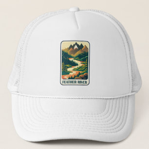Feather River California Colors Trucker Hat