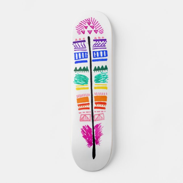 Feather Skateboard. Skateboard (Front)