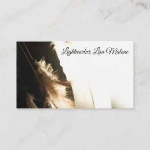 Feather, spiritual, light, wings, business cards