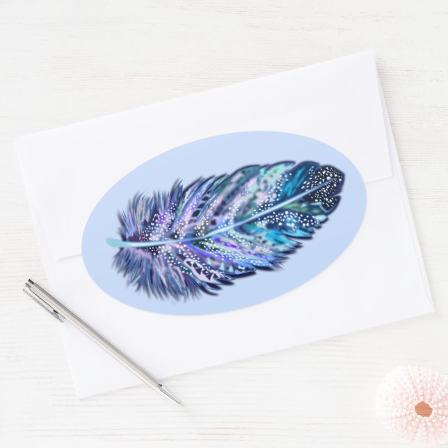 Feather Sticker (Envelope)
