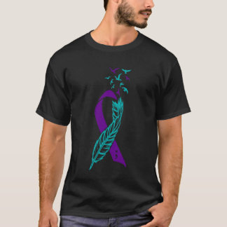 Feather Suicide Prevention Awareness You Matter Pu T-Shirt