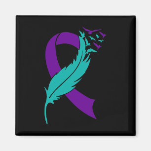 Feather Suicide Prevention Awareness You Problem P Magnet