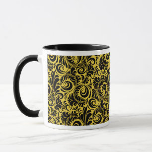 Feather swirls 2 mug