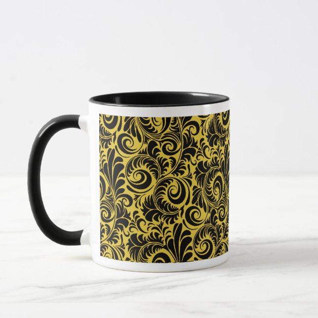 Feather swirls 2 mug (Left)