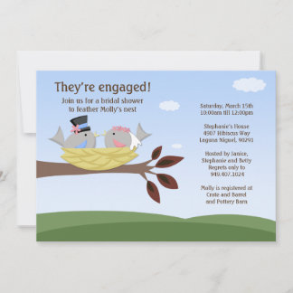 Feather the Nest Bridal Shower Invitation