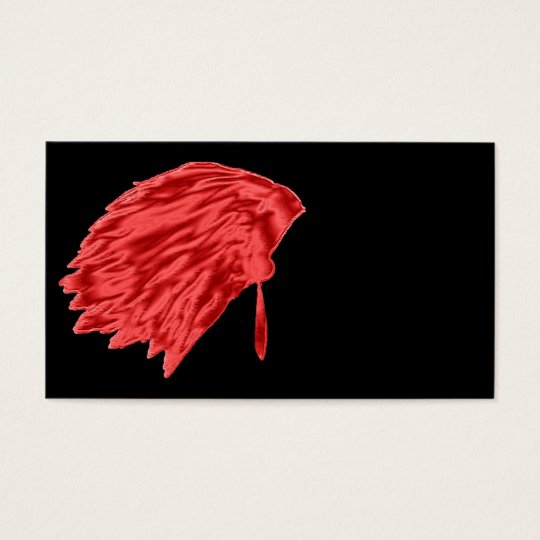 feather top, business cards, native,american, business card