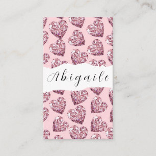 Feather Vector Seamless Vintage Diamonds  Business Card