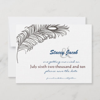 Feather Wedding III Invitation