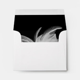 Feathered 1920's RSVP Envelope