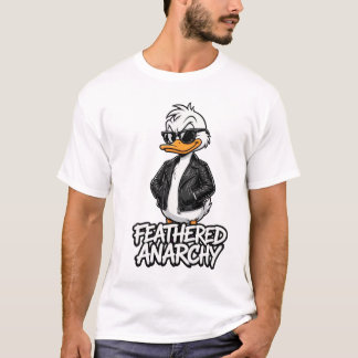 Feathered Anarchy Duck Men T-Shirt
