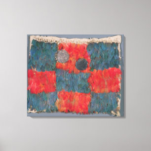 Feathered cape canvas print