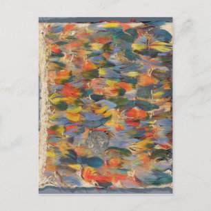 Feathered cape postcard