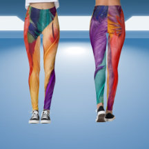 Feathered Elegance Leggings"