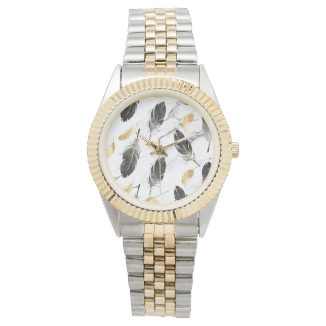 "Feathered Elegance Watch" Watch (Front)