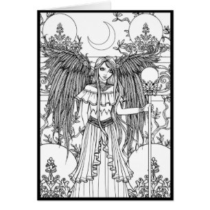 Feathered Fairy Gothic Fantasy Colour Your Own Car