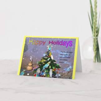 Feathered Family Holiday Greetings