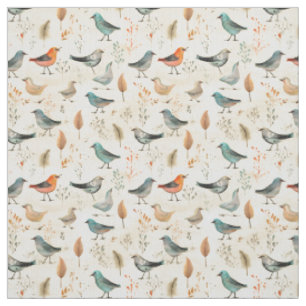 Feathered Fantasia: Whimsy Bird Fabric