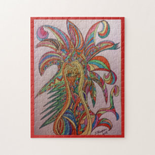 "Feathered Fiesta" Jig Saw Puzzle