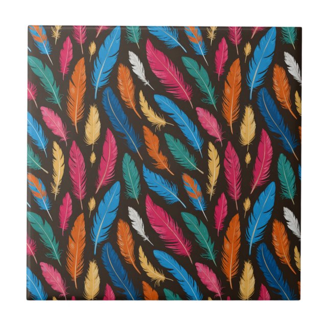 Feathered Fiesta Tile (Front)