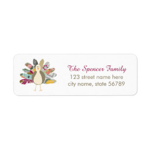 Feathered Friend Address Label