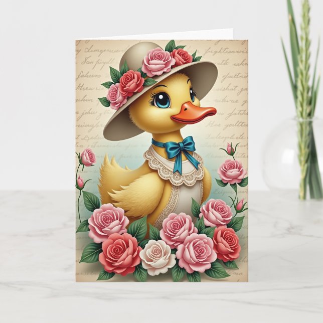 Feathered Friend Lovely Art Card (Front)