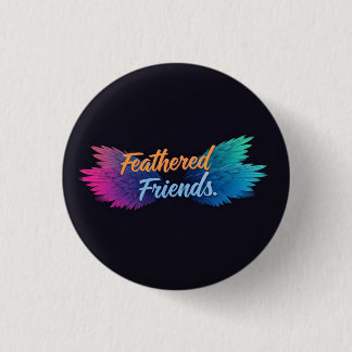 Feathered Friends 3 Cm Round Badge