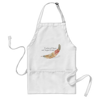 Feathered Hopes Tangled Dreams Boho Apron