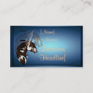 Feathered Paint Horse profilecard_business_hori... Business Card