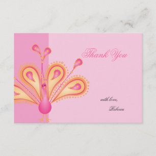 Feathered Thank You Card