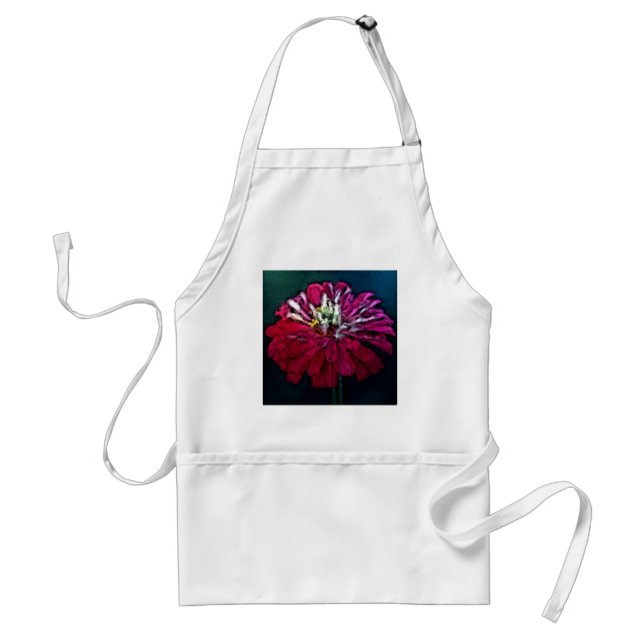 Feathered Zinnia Standard Apron (Front)