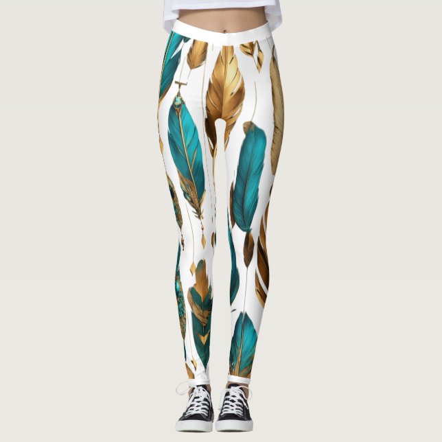 Featherfall Tees – Grace in Motion Leggings (Front)