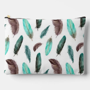 Feathers Accessory Pouch