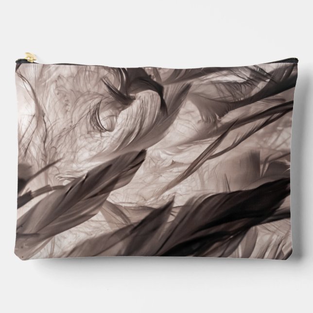 Feathers Accessory Pouch (Front)