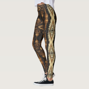 Feathers and Gear Steampunk Leggings