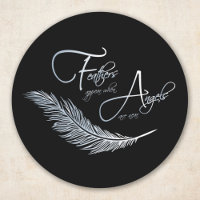 Feathers Appear When Angels Are Near Magnet