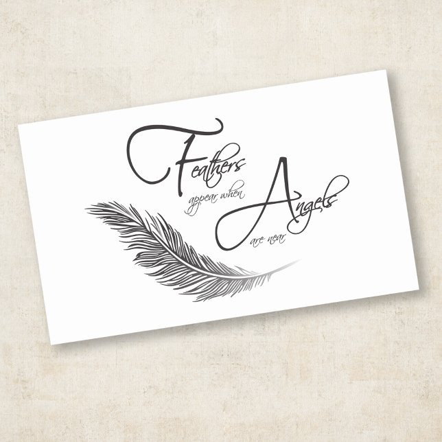 Feathers Appear When Angels Are Near Rectangular Sticker (Creator Uploaded)