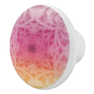 Feathers Ceramic Knob