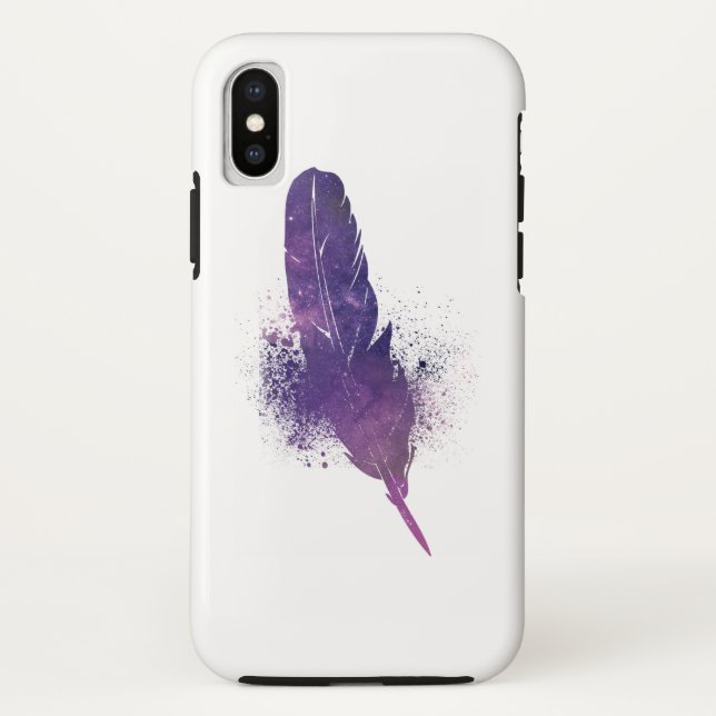 Feathers Colourful Graphics printed Case-Mate iPhone Case (Back)