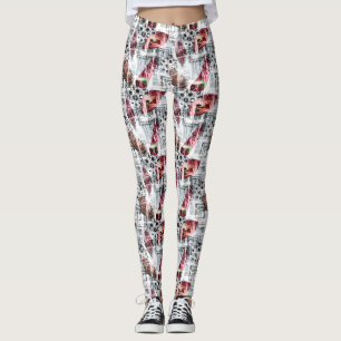 Feathers, ethnic . leggings