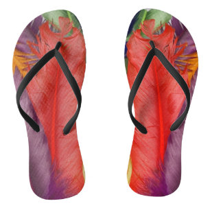 Feathers Flip Flops