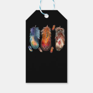 Feathers Indian Native Pride Indigenous Gift Tags