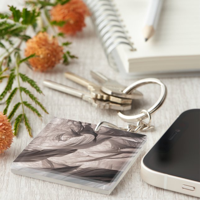 Feathers Key Ring (Front Right)