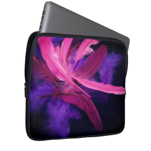 Feathers Laptop Sleeve (Front Right)