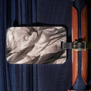 Feathers Luggage Tag