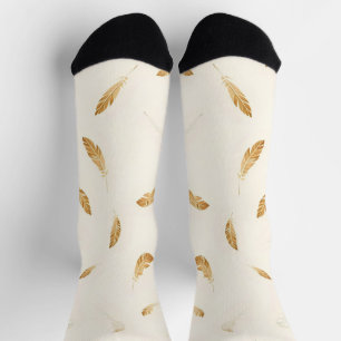 Feathers Luxury Modern Boho Collection Socks