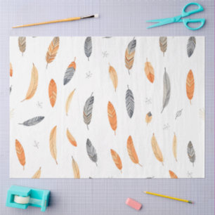 Feathers Luxury Trendy Boho Collection Tissue Paper