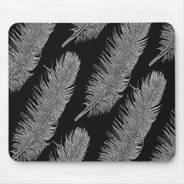 Feathers Mouse Mat (Front)