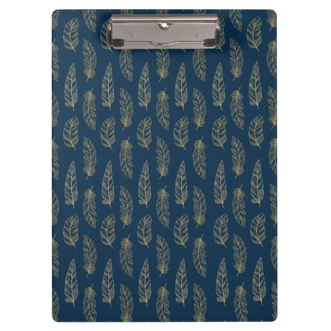 Feathers pattern  clipboard (Front)